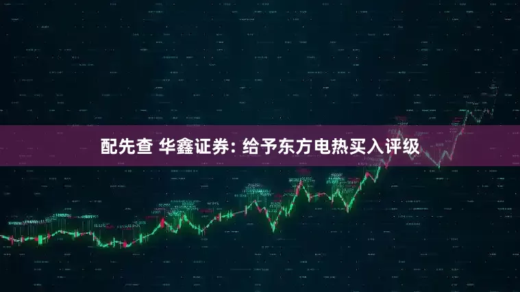 配先查 华鑫证券: 给予东方电热买入评级