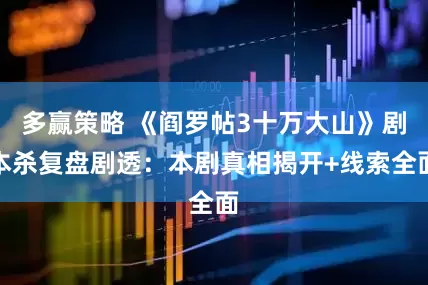 多赢策略 《阎罗帖3十万大山》剧本杀复盘剧透：本剧真相揭开+线索全面