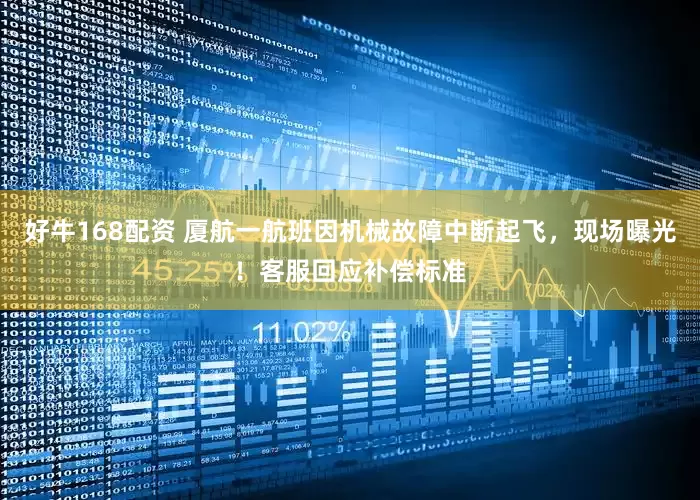 好牛168配资 厦航一航班因机械故障中断起飞，现场曝光！客服回应补偿标准